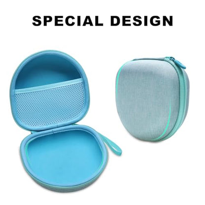 Kids Headphones Case for JBL Junior 320/320BT, Mint (Case Only) | for iClever BTH12/HS19/BTH22/BTH20/BTH18/BTH26, MIDOLA, Candy Bila, JoySpark, acer, eKids, JLab JBuddies Foldable Headphones - color: Mint Green