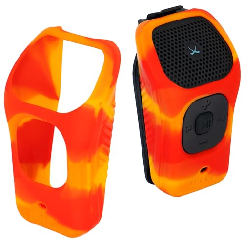 noxgear 39g Wearable Bluetooth Speaker Silicone Skin, Fire | Ultra-Thin, Multiple Colors, Scuff Protection, Soft Touch - color: Fire