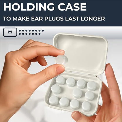 Peace&Quiet PQ Wax Ear Plugs for Sleeping, Swimming - 15 Soft Noise Cancelling Silicone Gel Wax Earplugs for Sleep and Swimmers, Ear Protection with Sound Blocking Level of 32 Db, (15-Pillows) - color: Classic