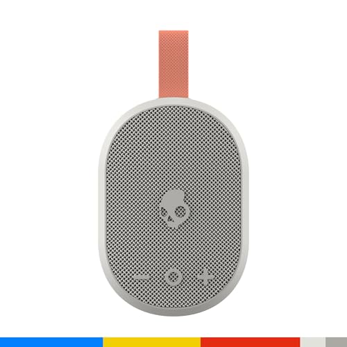 Skullcandy Ounce+ Wireless Bluetooth Speaker - IPX7 Waterproof Mini Portable Speaker with 16 Hour Battery, True Wireless Stereo, and Ballistic Nylon Carry Strap (Bone) - color: Bone