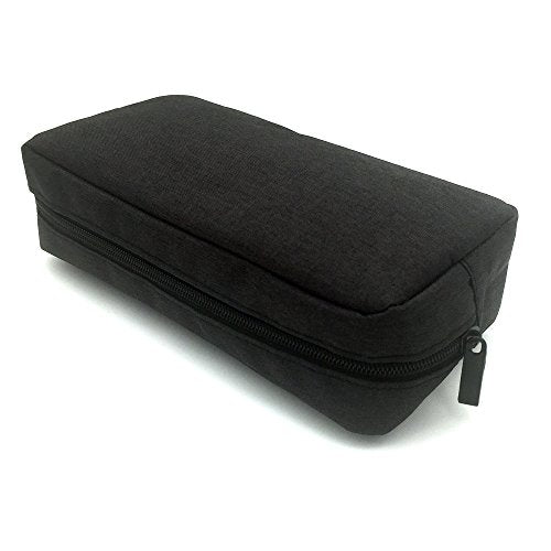 Universal Electronics/Accessories Soft Carrying Case Bag, Durable & Light-weight,Suitable for Out-going, Business, Travel and Cosmetics Kit (Big-Black) - color: Big-Black