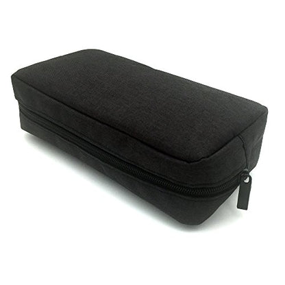Universal Electronics/Accessories Soft Carrying Case Bag, Durable & Light-weight,Suitable for Out-going, Business, Travel and Cosmetics Kit (Big-Black) - color: Big-Black