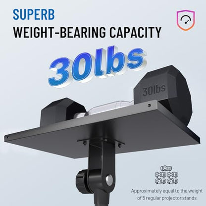 CAHAYA Projector Stand Adjustable Laptop Tripod Stand Portable with Casters | Height 29 to 65in Projector Stand Portable Multifunctional DJ Rack Stand for Outdoor Movies Computer Book DJ Equipment CY0332 - style: Tripod Stand with Casters