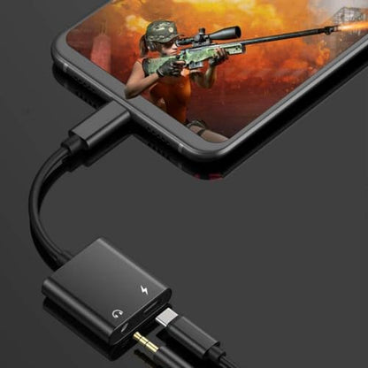Selna USB C Headphone Adapter Earphone 3.5mm Jack Compatible with iPad Pro 12.9" (3rd/4th/5th/6th Gen), Charger Port Splitter Mic Support Hands-Free Type-C