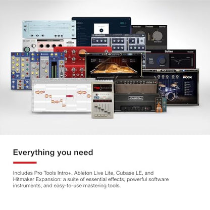 Focusrite Scarlett 4i4 4th Gen USB Audio Interface, for Musicians, Songwriters, Guitarists, Content Creators — High-Fidelity, Studio Quality Recording, and All the Software You Need to Record | 4-In 4-Out, 2 Mic Preamps, 2 Hi-Z Inputs, 4 Line Inputs, MIDI