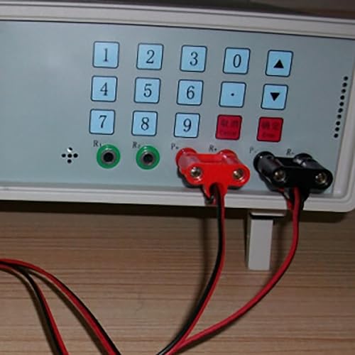 RLECS 6PCS Banana Plug Speaker Connector Dual Row Siamese Speaker Plug Black and Red Dual Banana Plug 40MM/1.57Inch Suitable for Multimeter and Stereos and Speaker
