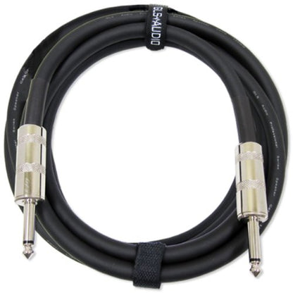 Speaker Cable 1/4 inch to 1/4 inch - 12 AWG Professional Bass/Guitar Speaker Cable for Amp - Black, 12 Ft. - color: Black (12 AWG), size: 12 feet