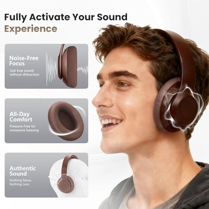 Studio Pro Headphone Ear Pads, Replacement Earpads/Cushions for Beats Studio Pro, with Premium Protein Leather, Resilient Memory Foam, Added Thickness - color: Earth