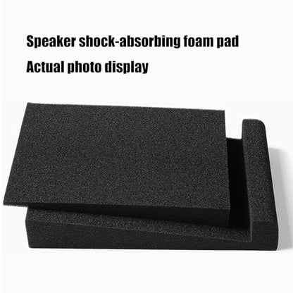 Studio Monitor Isolation Sponge Pad Vibration Dampening Shock Absorbing Base Enhances Bass Response and Safe Placement Sponge Pads