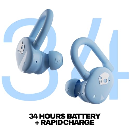 Skullcandy Push Play Active Wireless Earbuds - Preppy Blue - color: Preppy Blue