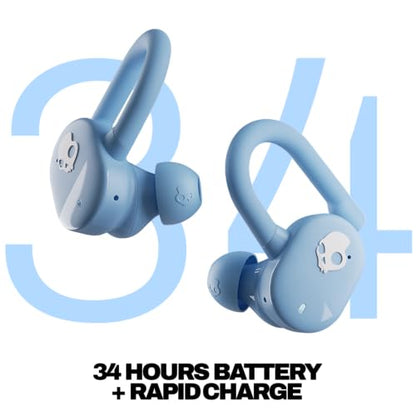 Skullcandy Push Play Active Wireless Earbuds - Preppy Blue - color: Preppy Blue