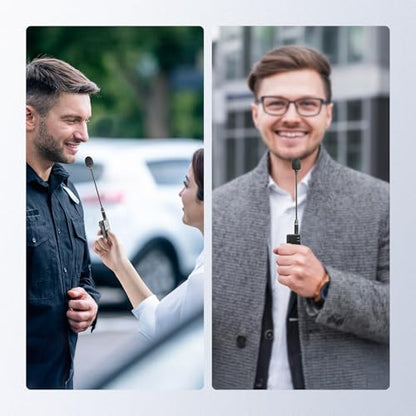 Neewer 3.5mm TRS Omnidirectional Condenser Microphone, Mic for Interviews and Content Creators, Compatible with DJI Wireless Mic Transmitters Compatible with Rode Wireless GO II 2 CM28, CM7 - style: CM7 Mic
