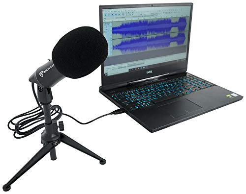 Rockville Z-Stream USB Condenser Computer Microphone for YouTube/Zoom