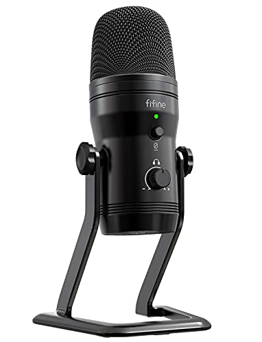 FIFINE K690 USB Studio Recording Microphone for ASMR Zoom-Meeting