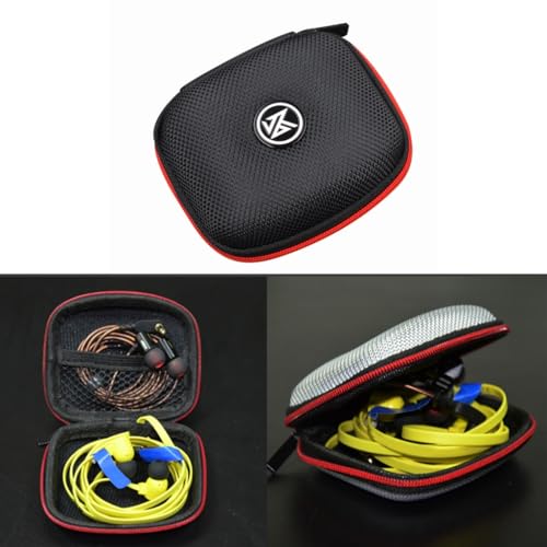 Compact EVA Earphone Carrying Box Zipper Pouch Headphone Storage Bag Earphone Carrying Pouch for Small Earphones