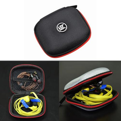 Compact EVA Earphone Carrying Box Zipper Pouch Headphone Storage Bag Earphone Carrying Pouch for Small Earphones