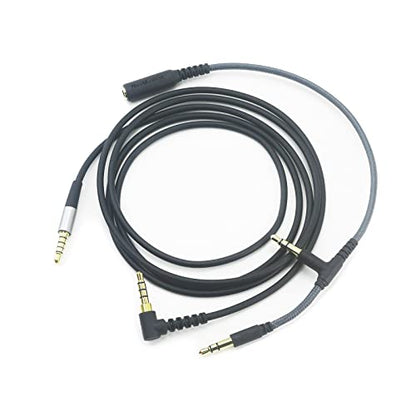 NewFantasia Replacement Audio Cable 3.5mm 5 Pole Male Compatible with SteelSeries Arctis Nova 1, 1X, Pro, 7, 7X, 1P Gaming Headset 1.3meters/4.3feet