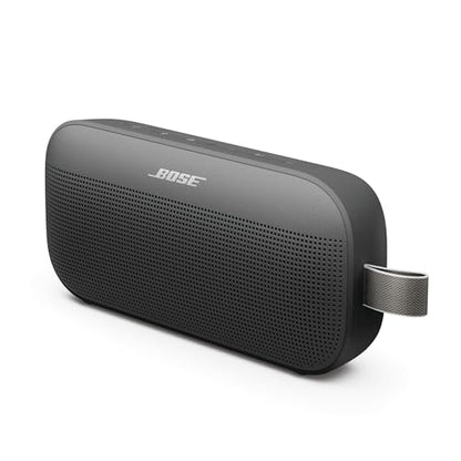 Bose SoundLink Flex Bluetooth Speaker (2nd Gen) - Portable Outdoor Speaker with Hi-Fi Audio, Waterproof and Dustproof, USB-C, Up to 12 Hours Battery Life, Black - color: Black