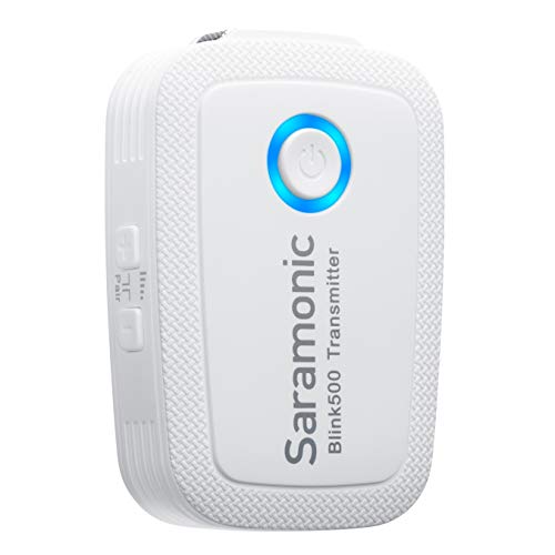 Saramonic Ultracompact 2.4 GHz Wireless Clip-On Mic System w/Lav & Dual-Reciever for Cameras & Mobile (Blink 500 B1) - size: Blink 500 B1W