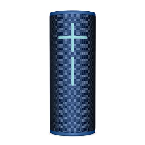 Ultimate Ears Boom 4 휴대용 방수 블루투스 스피커 - 블루 | 균형 잡힌 360도 사운드, 선명한 오디오, 깊은 베이스, 플로팅 디자인, 15시간 배터리 수명, 45m(147피트) 무선 범위 - color: 블루.
