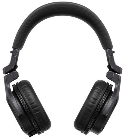 Pioneer DJ HDJ-CUE1 DJ Headphones - Black Bundle with Case and Austin Bazaar Polishing Cloth - color: HDJ-CUE1, style: Black