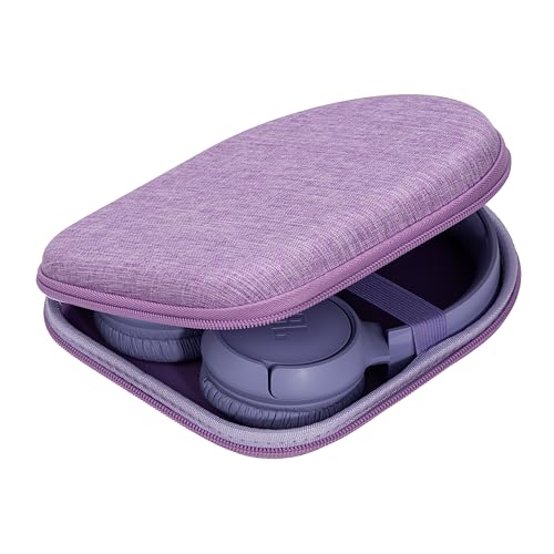 Ginsco Case Compatible with JBL Tune 510BT/520BT/500BT with Sony WH-CH520/510, Ultra-Slim Hard Shell Headphone Case for On Ear Headphones (Purple) - color: Purple