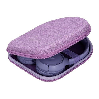 Ginsco Case Compatible with JBL Tune 510BT/520BT/500BT with Sony WH-CH520/510, Ultra-Slim Hard Shell Headphone Case for On Ear Headphones (Purple) - color: Purple
