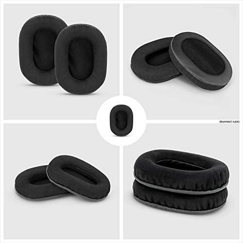 Brainwavz Replacement Micro Suede Earpads for SONY MDR 7506, V6, CD900ST, Memory Foam Ear Pad & Suitable for Other On Ear Headphones, Micro Suede Black - color: Micro Suede Black
