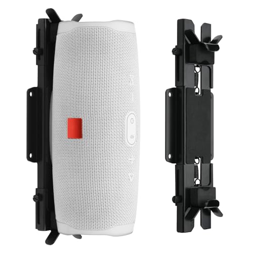 Speaker Mount Wall Ceiling Mount for JBL Charge 4/Charge 5/Flip 6/Flip 5, Wall Bracket Metal Holder for Speaker from 6.85 to 9.2 inches (Black)