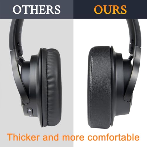 SOULWIT Earpads for Mpow H7 - Black