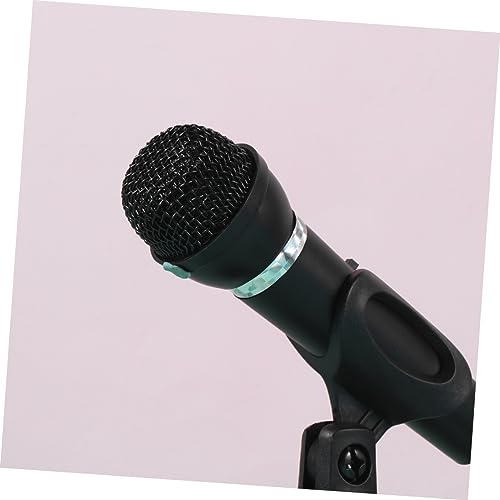 HANABASS USB Condenser Microphone for Computer Recording Adjustable Desktop Microphone for Streaming Gaming and Video Conferencing Black