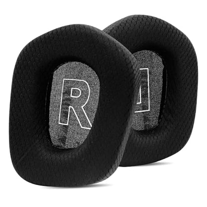 Replacement Earpads for Logitech G733 G535 G335 Lightspeed Wireless Gaming Headset, Ear Pads Cushions with Comfort Noise Isolation Foam (Black) - color: Black