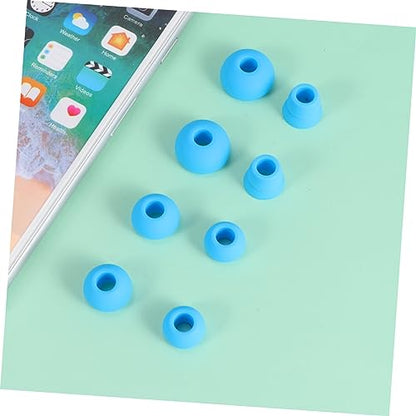 HANABASS 32pcs Silicone Earbud Caps for and Power Comfortable Easy to Install Earphone Covers Black White Grey and Replacement for Clean and Headphones