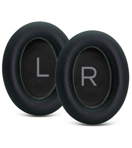 Replacement Ear Pads are Compatible with Bose QuietComfort 45 (QC45)/QuietComfort SE (QC SE) Headphones. Akkiv Earpads Cushions with Protein Leather and Memory Foam (Graphite Black) - color: graphite black