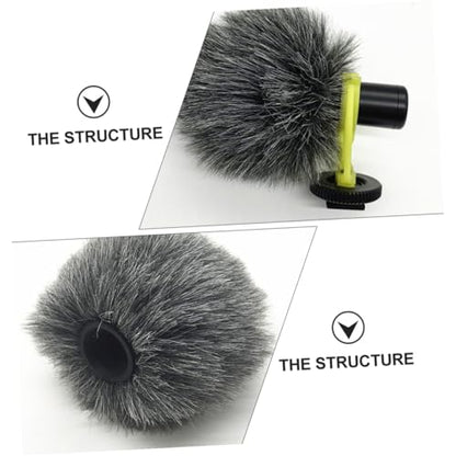 Mic Furry Windscreen Camera Microphone Accessory Windproof Furry Cover Protection