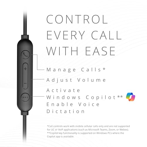 Kensington H950 EQ USB-C/USB-A On-Ear Headset with Noise-Cancelling Mic, Flip-to-Mute, in-Line Controls, Microsoft Teams & Zoom Compatible (K97468WW)