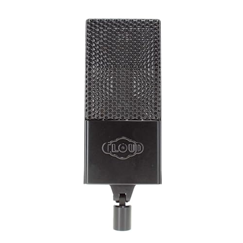 Cloud Microphones 44 Midnight Passive Ribbon Microphone with Cloudlifter CL-1 Activator for Professional Voice/Music Recording + U1 Universal Shock Mount + Tripod Boom Adjustable Floor Stand + More