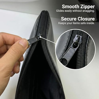 4Pcs Microphone Bag Case Storage Mic Protector for Wireless Devices Mini Sleeve Shockproof Zipper Pouch Easy Carry Portable Vocal Microphone Accessory Organizer 11.4"x4.13"