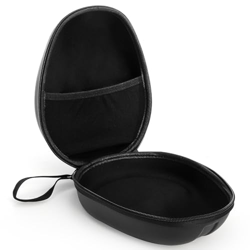 Tosnail 2 Pack Full-Sized Hard Headphone Case - Great Protection for Audio Technica, Beats, Sony and More - Black