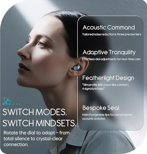 Adjustable Ear Plugs, 3-Mode Reusable Noise Canceling Earplugs with 14-35 dB SNR Reduction, Flexible Silicone for Ultimate Focus, Travel, Sleep, Concerts & Social Events (Ink) - color: Ink