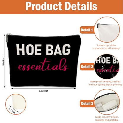 4 PCS Funny Gifts for Women Makeup Bag, Girls Weekend Gifts For Women - color: Multicolor 0093