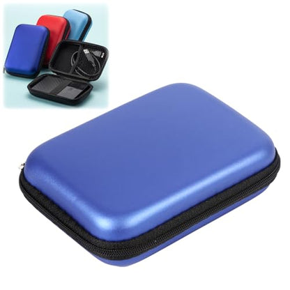 Hard Drive Portable Carrying Case, 5.5 x 4 x 1.4 in Digital Accessories Cable Earphone Storage Organizer USB Flash Drive