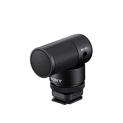 Sony Alpha ZV-E10 APS-C Interchangeable Lens Mirrorless (Body Only, Black) | Shotgun Microphone, Memory Card, Extendable Tripod with Built-in Phone Mount, Vlog Camera, (4 items)