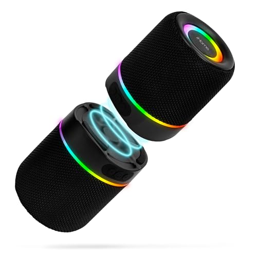 iHome 2-in-1 Portable Wireless Bluetooth Speaker with RGB Lights