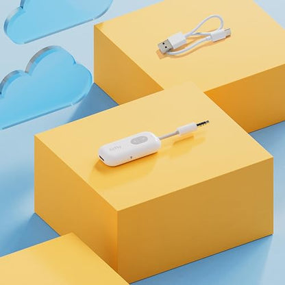 Twelve South AirFly SE Bluetooth Wireless Audio Transmitter Receiver & Twelve South Butterfly 2-in-1 USB-C MagSafe Charger - style: Bundle AirFly SE + ButterFly