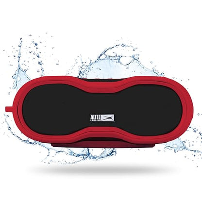 Altec Lansing - Portable Bluetooth Speaker, Waterproof IP67 - color: Red/White, size: Medium
