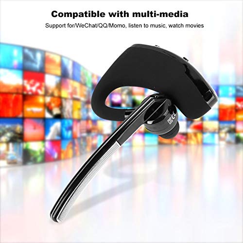 ciciglow Single-Ear Bluetooth Headset,V8 Business Bluetooth Headset,Smart Noise-Cancelling Hands- Stereo Headset,with Voice-Activated Microphone,Suitable for Work Driving,Etc.