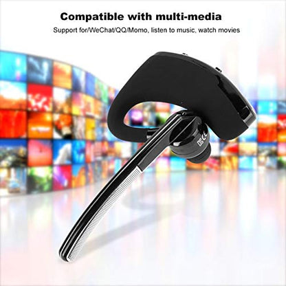ciciglow Single-Ear Bluetooth Headset,V8 Business Bluetooth Headset,Smart Noise-Cancelling Hands- Stereo Headset,with Voice-Activated Microphone,Suitable for Work Driving,Etc.