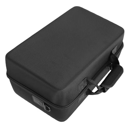 Dpofirs Protective Travel Bag for SLIM Console | Hard Shell Shockproof Storage Case, Controller Holder, WaterResistant, Large Capacity, Gray (Black) - color: Black