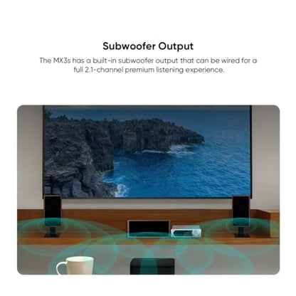 Topping MX3s Headphone Amplifier HiFi DAC Amp AK4377 Chip USB/Bluetooth/Opt/Coax/AUX Input Desktop Home Audio Headphone Amps for Subwoofer/Passive Speaker